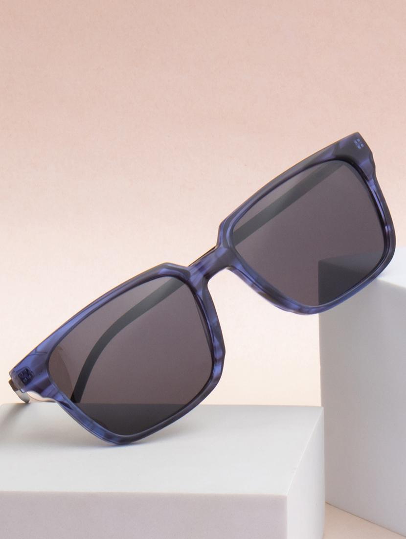 ted-smith unisex black premium italian acetate sunglasses with  polarized lenses for men & women - 21711882 -  Zoom Image - 0