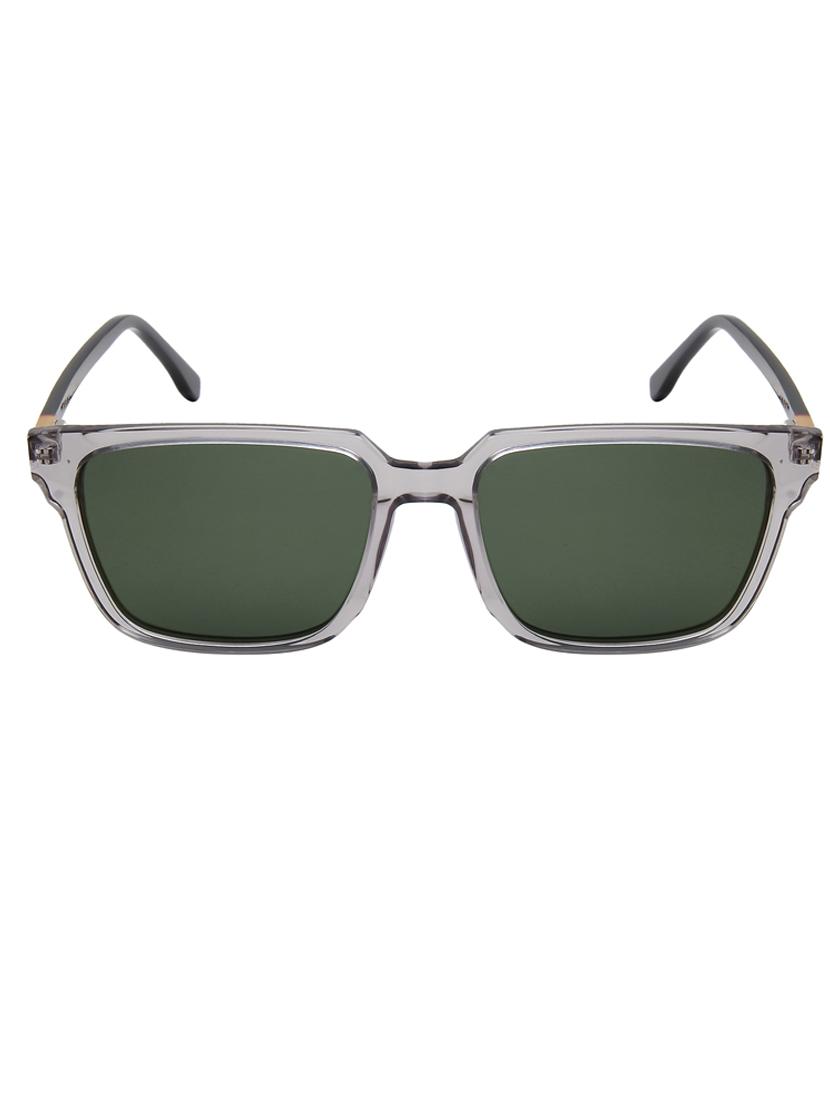 ted-smith unisex green premium italian acetate sunglasses with polarized lenses for men & women - 21711883 - Standard Image - 1