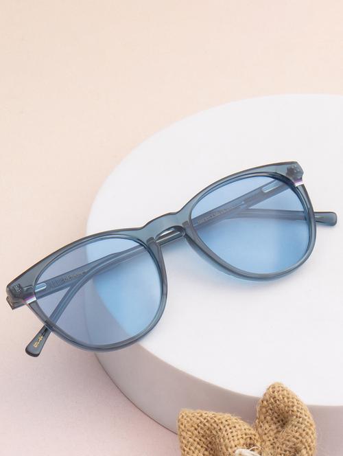 ted-smith unisex grey graded premium italian acetate sunglasses with polarized lenses for men & women - 21711889 - Standard Image - 0