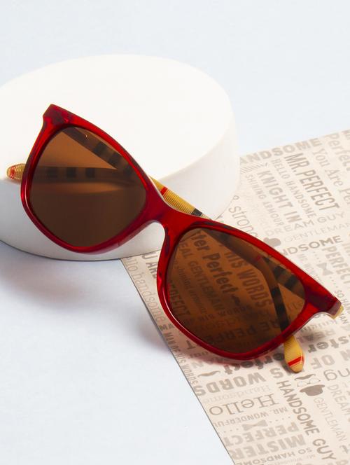 ted-smith women brown premium italian acetate sunglasses with  polarized lenses for men & women - 21711893 -  Standard Image - 0