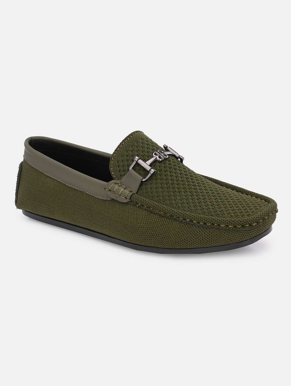 men slip on horsebit loafers