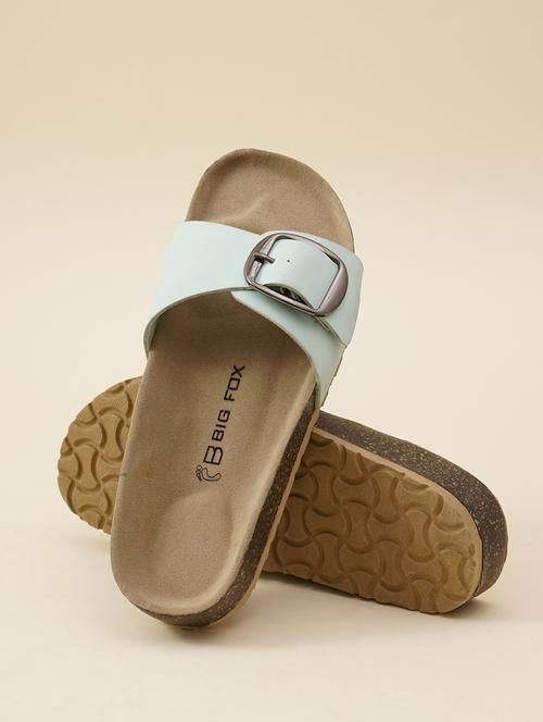 women green slip on sandal - 21711940 - Standard Image - 0