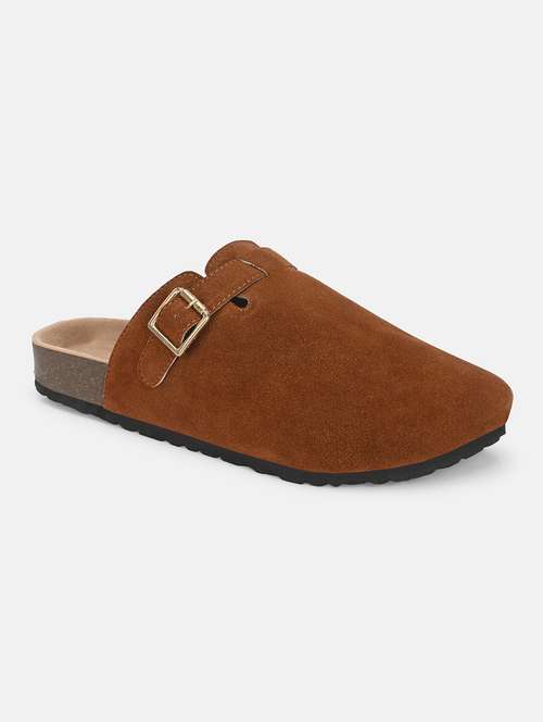 women solid slip on mules - 21711947 -  Standard Image - 0
