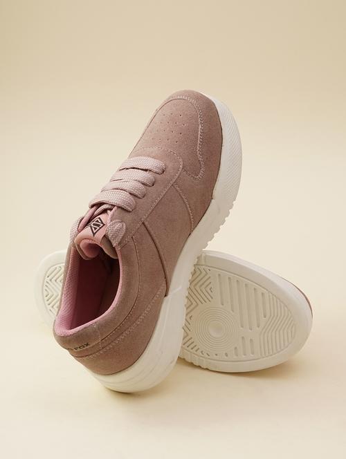women pink lace-up sneakers - 21711954 -  Standard Image - 0