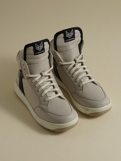 women beige lace-up sneakers - 21711957 - Standard Image - 0