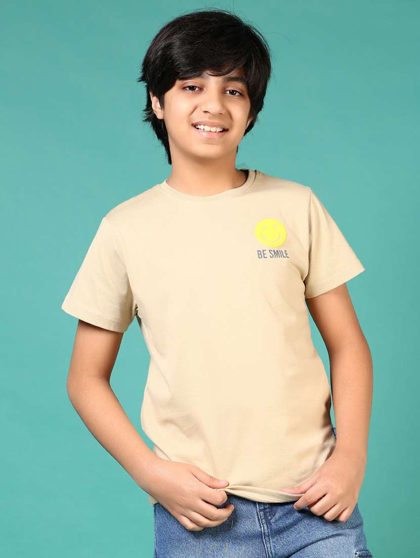 boys front & back print short sleeve t-shirt - 21712045 -  Standard Image - 1