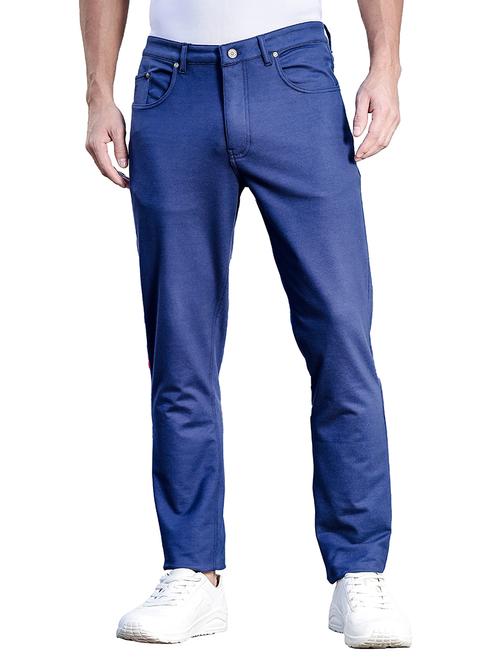 men mid rise solid chinos - 21712271 - Standard Image - 0