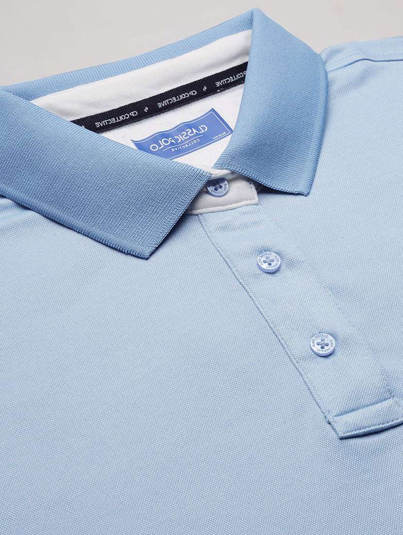 men printed short sleeves polo t t-shirt - 21712281 -  Standard Image - 4