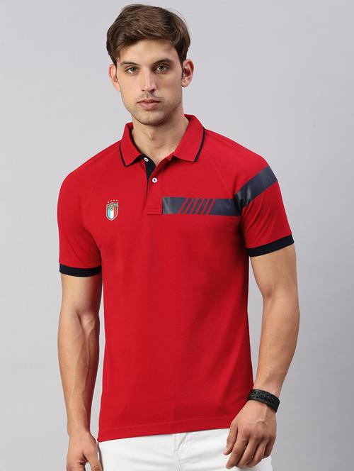 men solid short sleeves polo t-shirt - 21712291 - Standard Image - 0