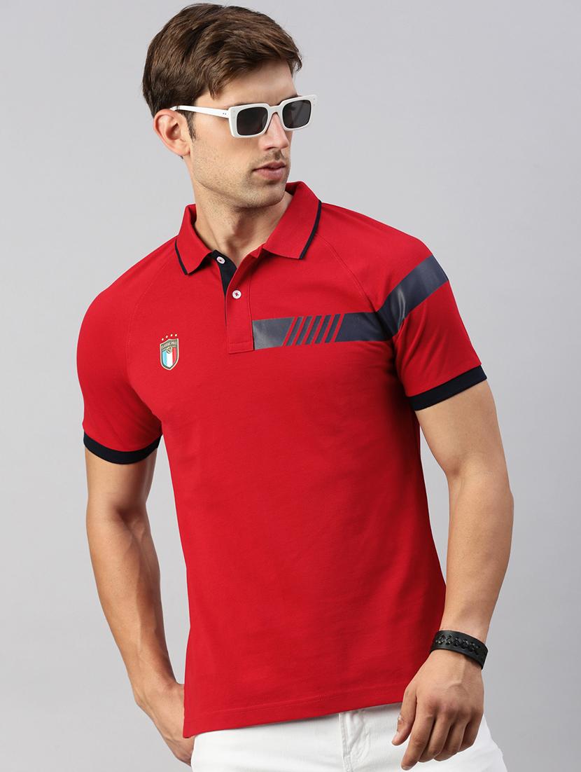 men solid short sleeves polo t-shirt - 21712291 - Standard Image - 1