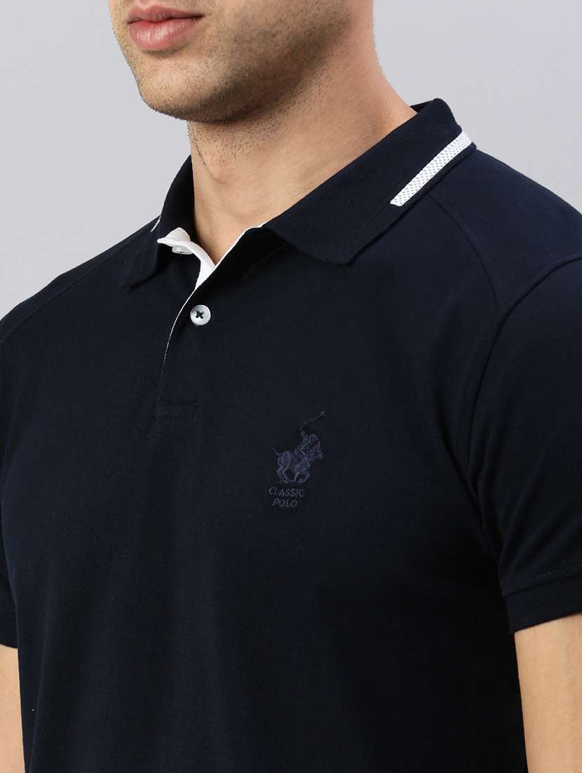 men printed short sleeves polo t-shirt - 21712292 -  Standard Image - 4