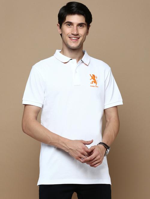 men printed short sleeves polo t-shirt - 21712293 - Standard Image - 0