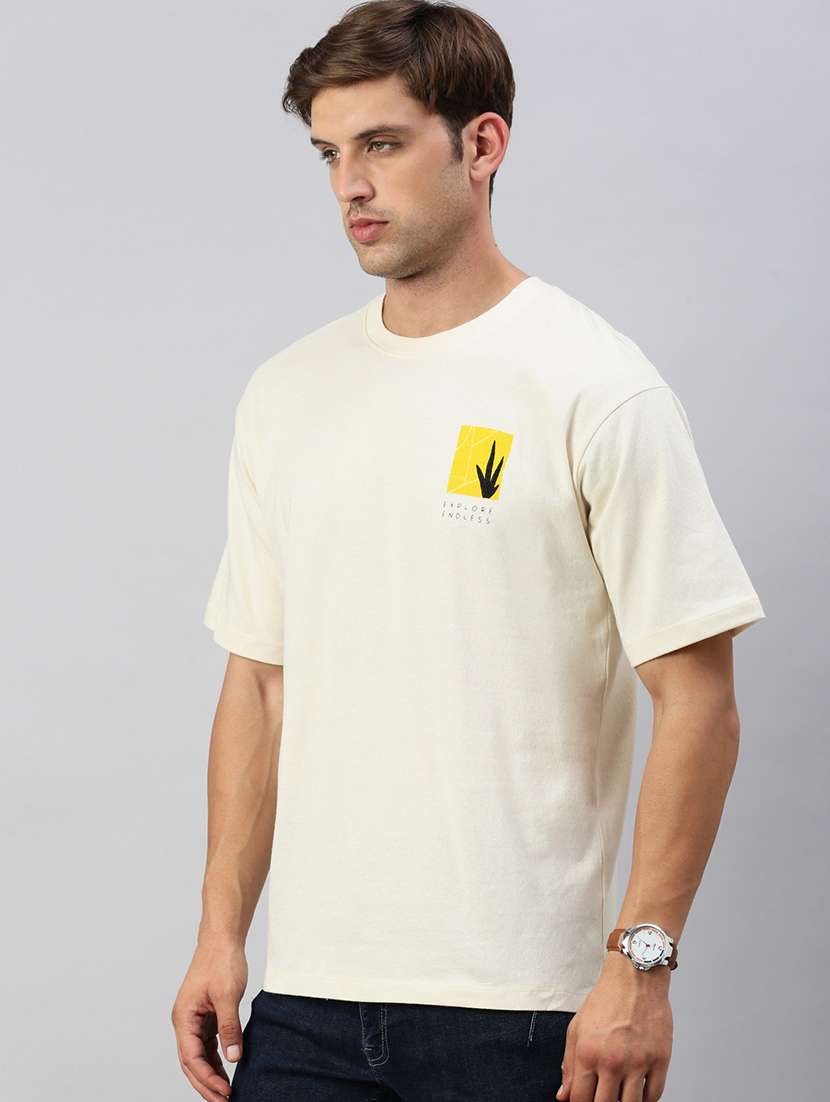 men printed short sleeves t-shirt - 21712296 -  Standard Image - 1