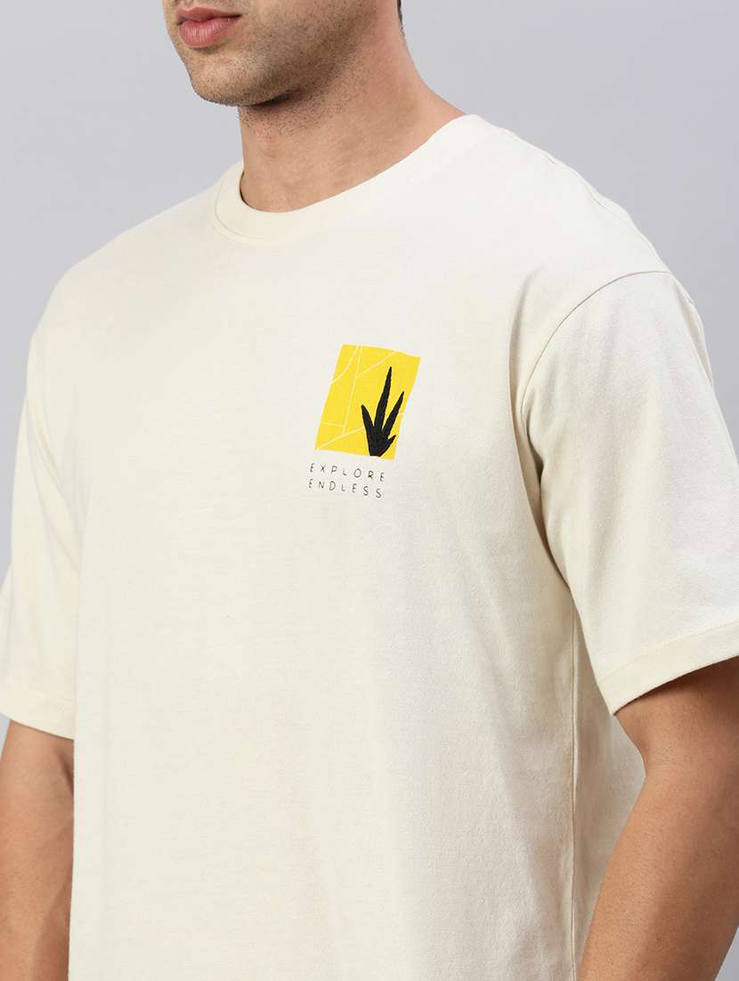 men printed short sleeves t-shirt - 21712296 -  Standard Image - 4