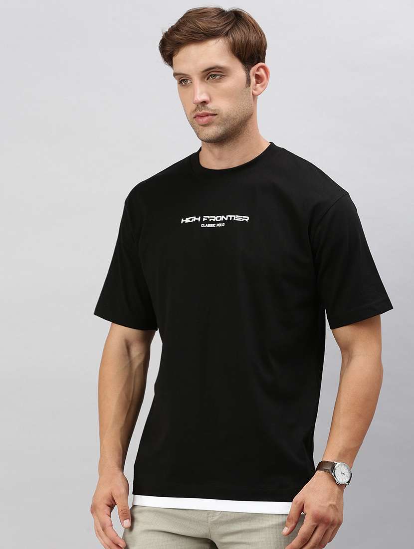 men printed short sleeves t-shirt - 21712297 -  Standard Image - 1