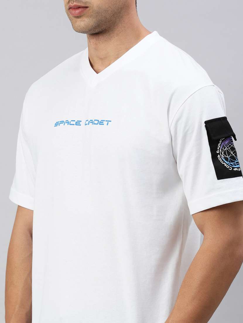 men printed short sleeves t-shirt - 21712299 -  Standard Image - 4