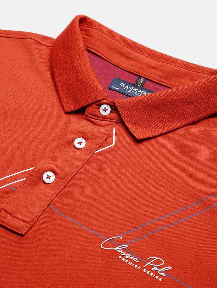 men printed short sleeves polo t-shirt - 21712309 - Standard Image - 4