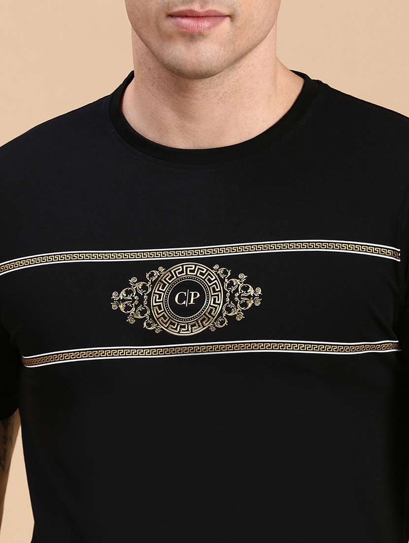 men printed short sleeves t-shirt - 21712317 - Standard Image - 4