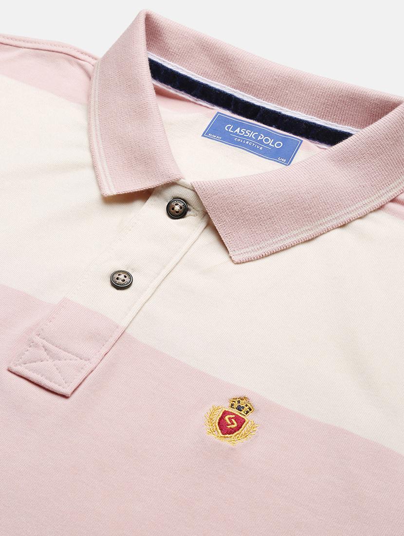 men color blocked short sleeves polo t-shirt - 21712324 - Standard Image - 4