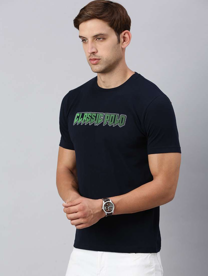 men printed short sleeves t-shirt - 21712330 -  Standard Image - 1