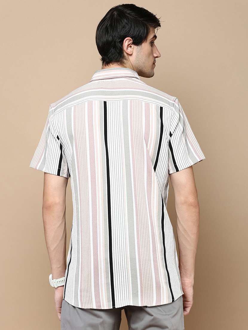 men striped short sleeve shirt - 21712356 -  Standard Image - 4