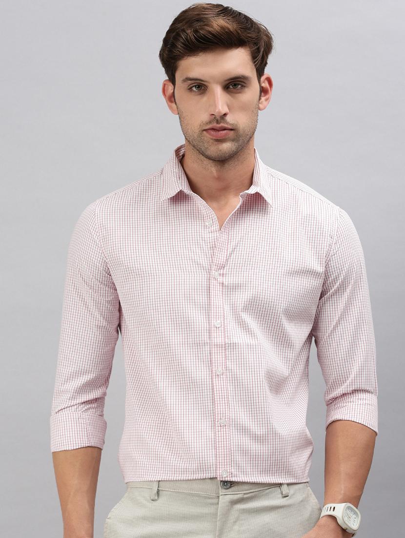 men checkered long sleeve casual shirt - 21712375 - Zoom Image - 0