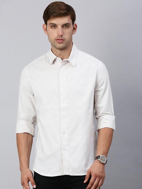 men solid collared casual shirt - 21712391 -  Standard Image - 0