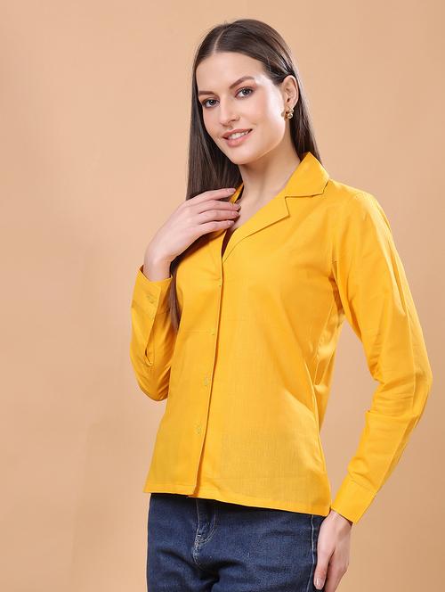 women solid long sleeve shirt - 21712510 -  Standard Image - 0