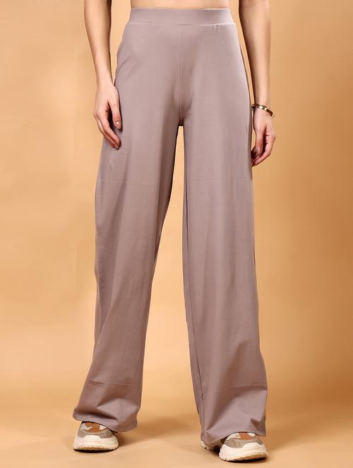 women solid wide leg trouser - 21712569 -  Standard Image - 0