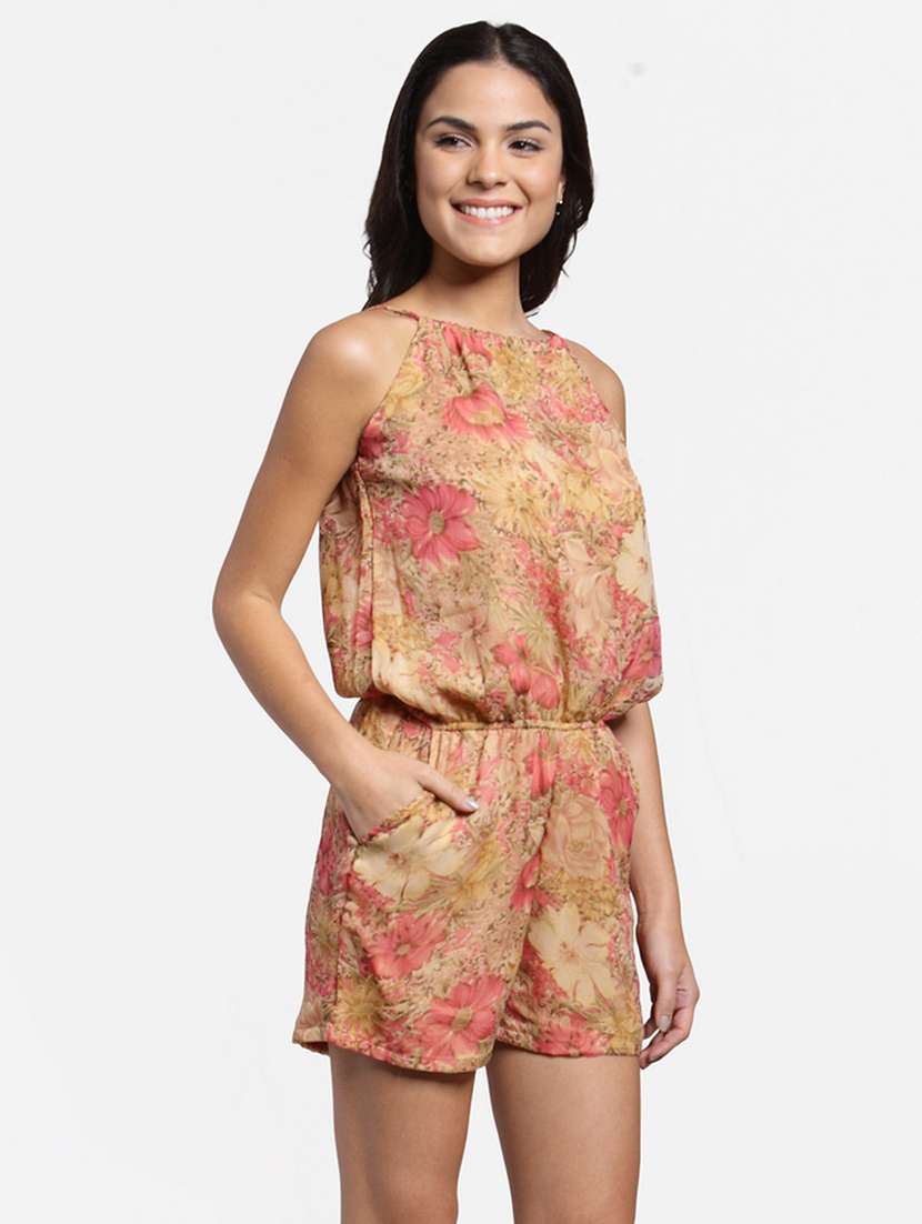 women floral print jumpsuit - 21712595 -  Standard Image - 1