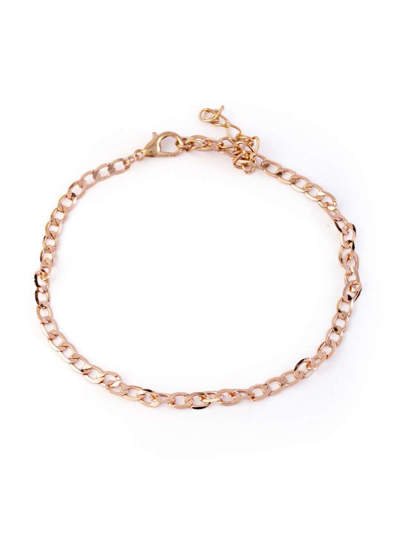 women gold plated anklet ( pack of 3) - 21713685 -  Standard Image - 4