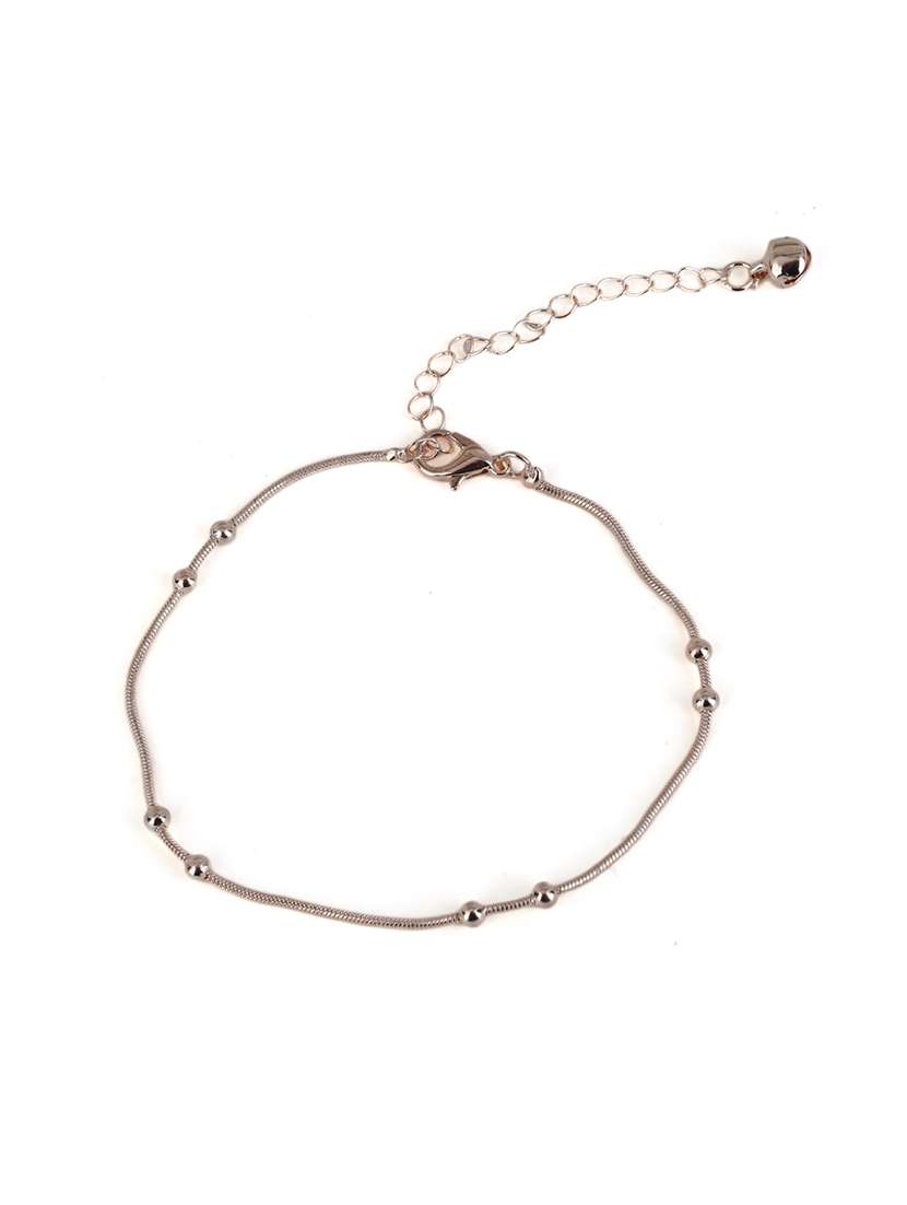 women gold plated anklet ( pack of 2) - 21713693 -  Standard Image - 1