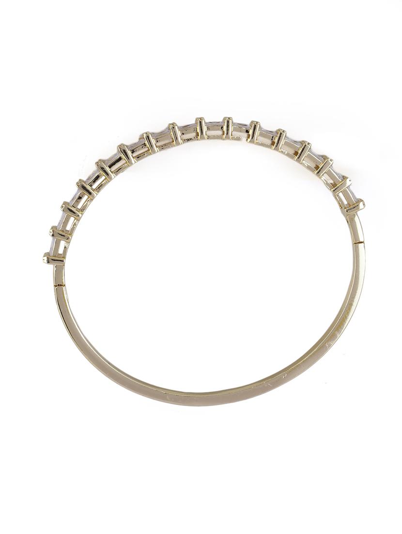 women gold-toned stone studded bangle - 21713702 -  Standard Image - 1