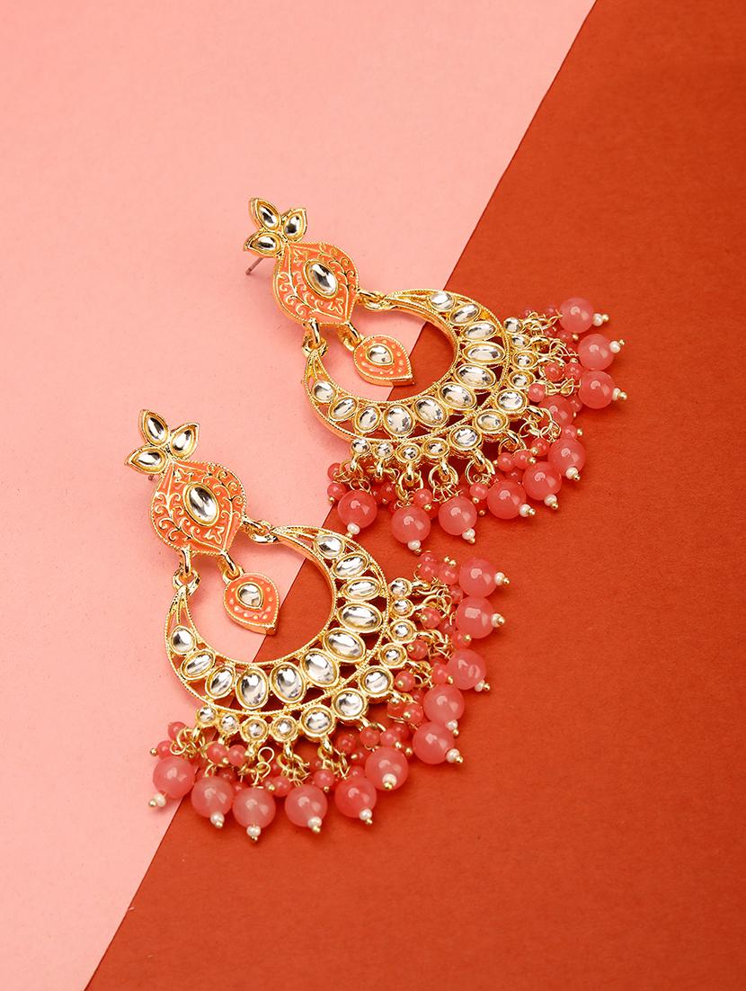 women gold plated chandbali  - 21713744 -  Zoom Image - 0