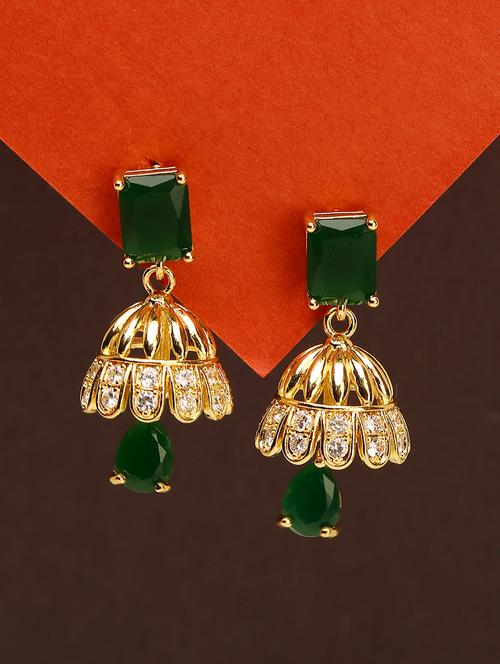 women gold plated jhumka - 21713766 - Standard Image - 0