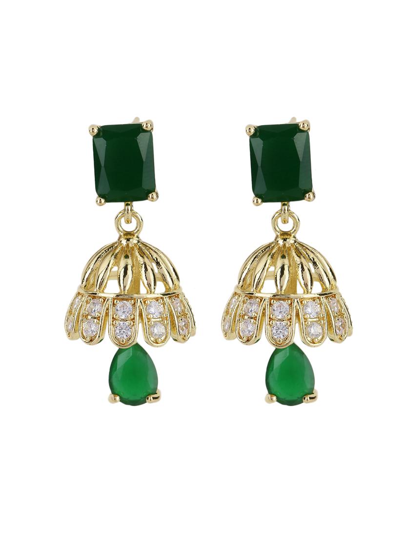 women gold plated jhumka  - 21713766 -  Standard Image - 1