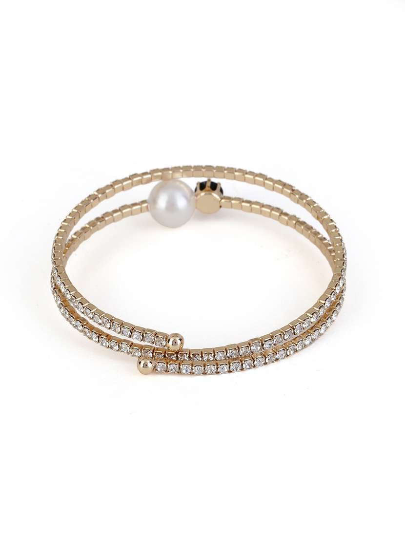 women embellished stone studded bracelet - 21713819 -  Standard Image - 1