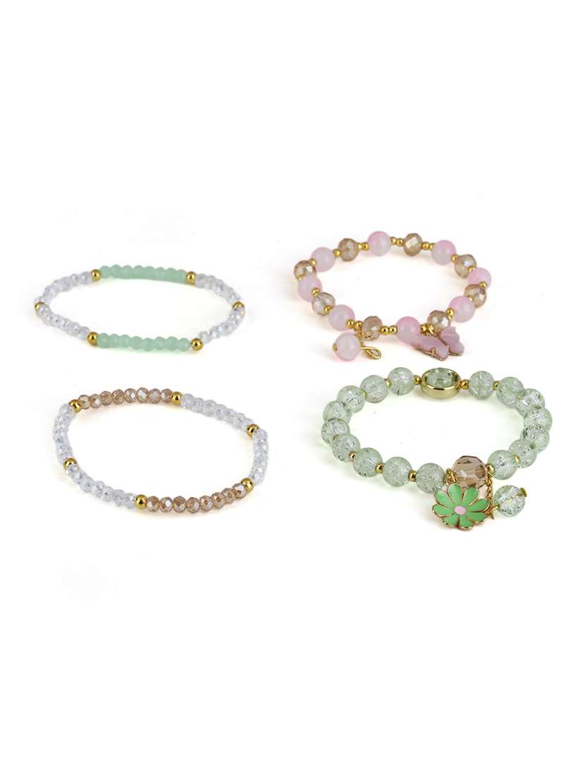 women beaded charm bracelet set - 21713839 -  Standard Image - 1