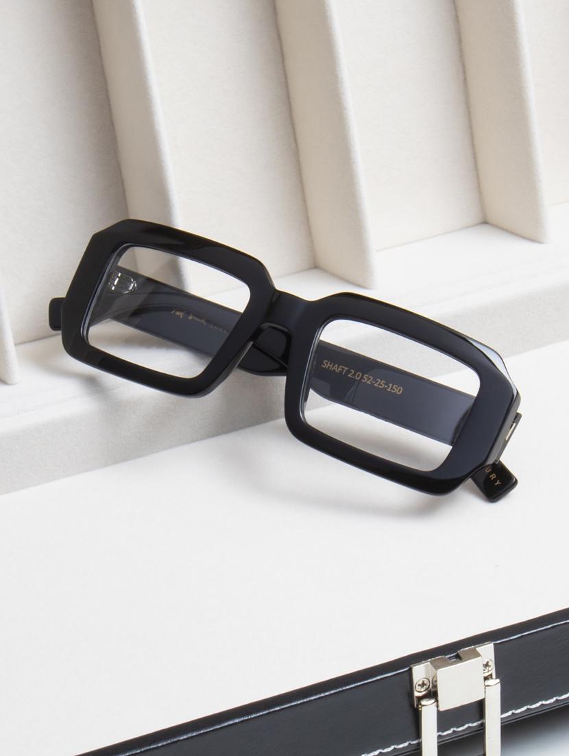 ted-smith black square premium italian frames for unisex - 21715092 -  Zoom Image - 0