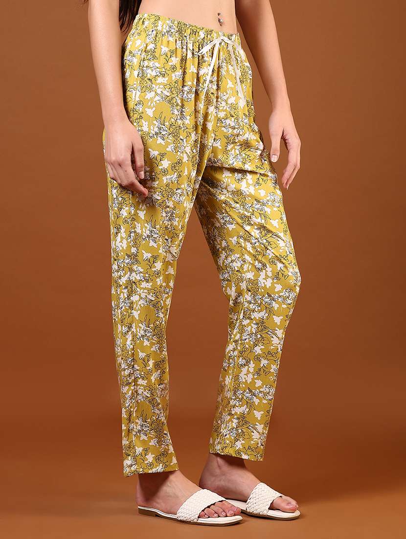 women printed low rise loungewear pajamas - 21715362 -  Standard Image - 1