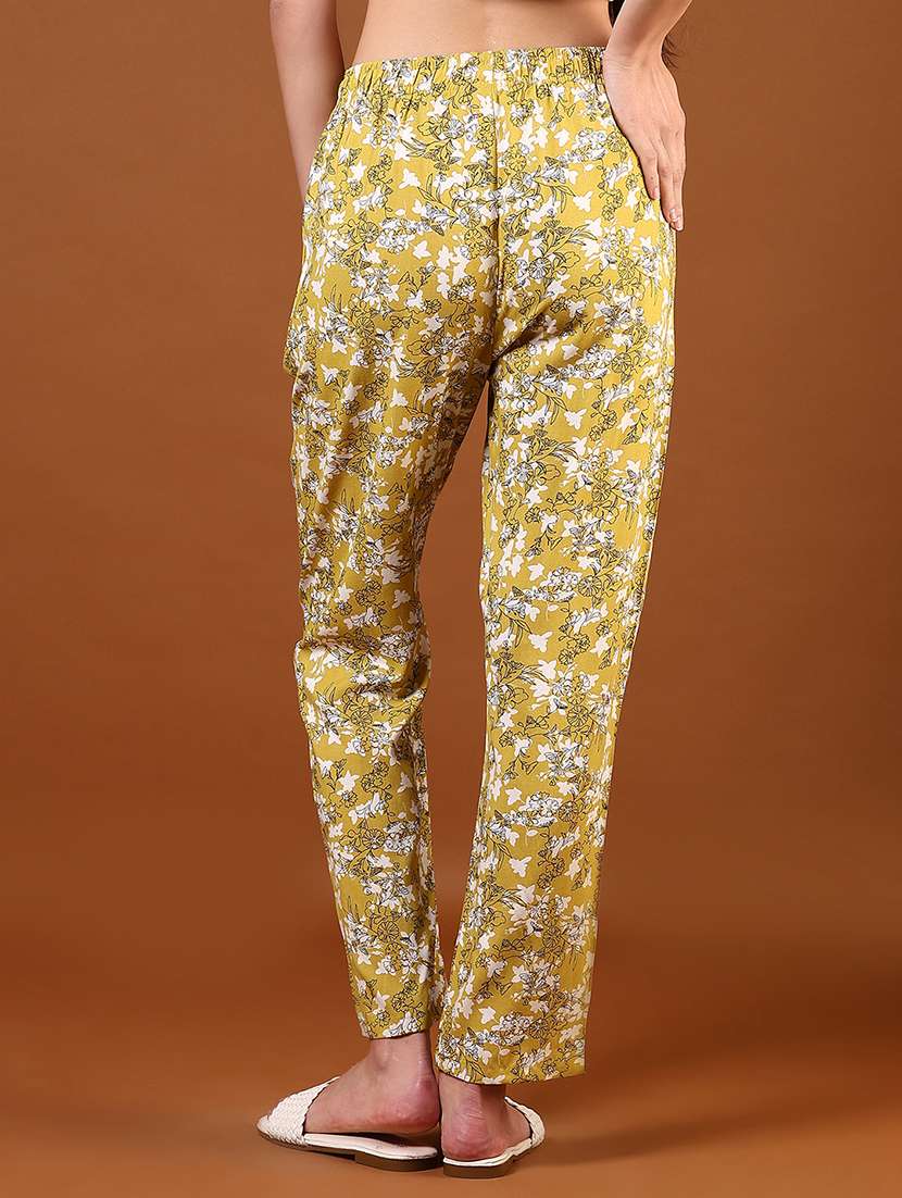 women printed low rise loungewear pajamas - 21715362 -  Standard Image - 4