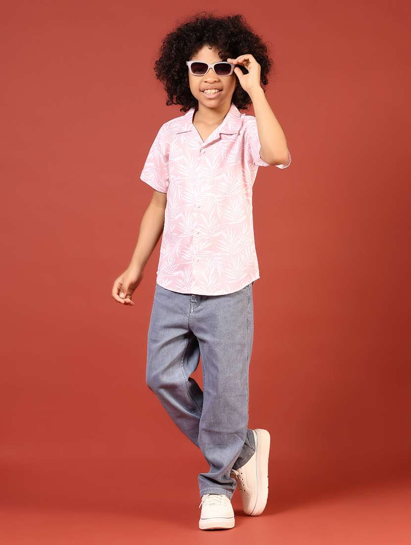 boys solid mid rise relaxed fit jean - 21715369 -  Standard Image - 4