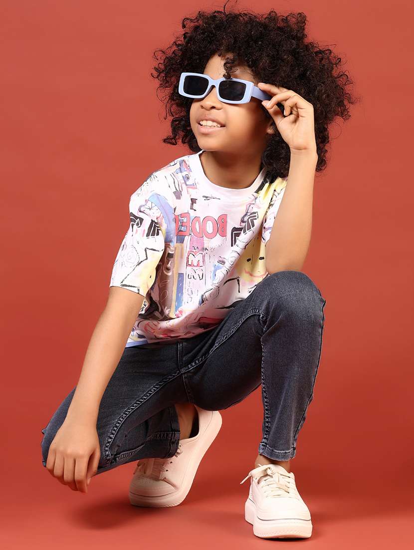 boys printed short sleeve regular fit t-shirt - 21715433 -  Standard Image - 1