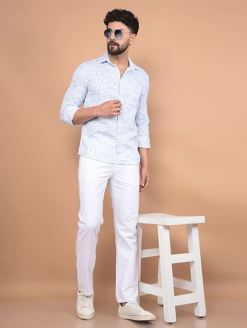 Men Long Sleeves Printed Casual Shirt - 21716316 -  Standard Image - 4