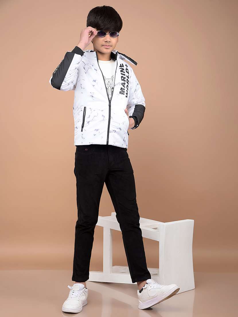 boys long sleeves color block quilted jacket - 21716451 -  Standard Image - 4