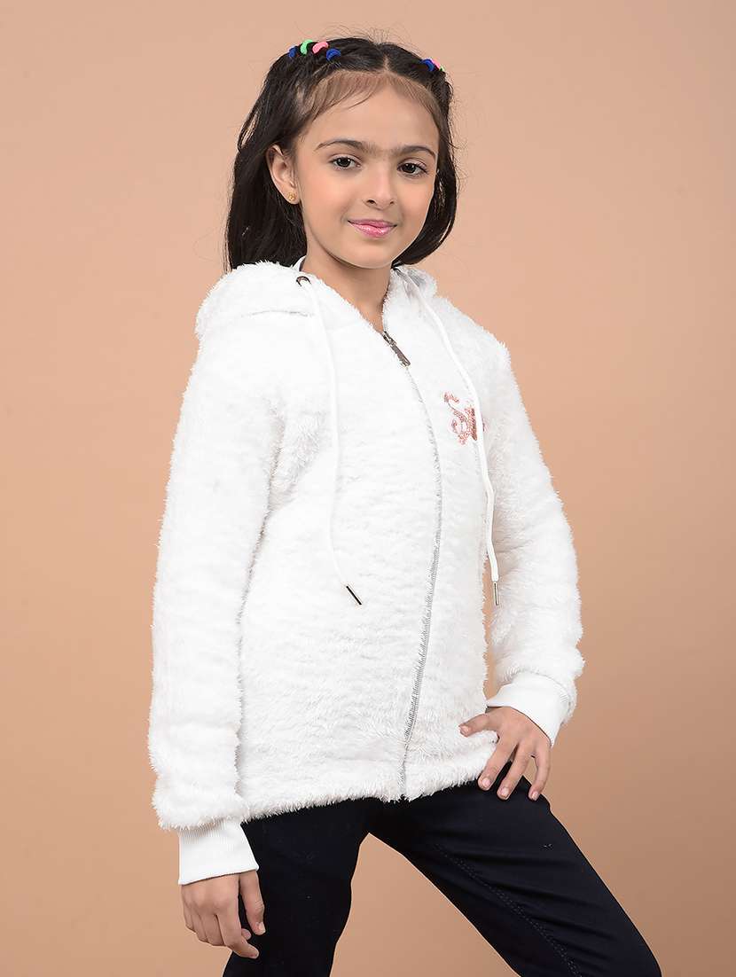 girls long sleeves plain sweatshirt - 21716480 -  Standard Image - 1