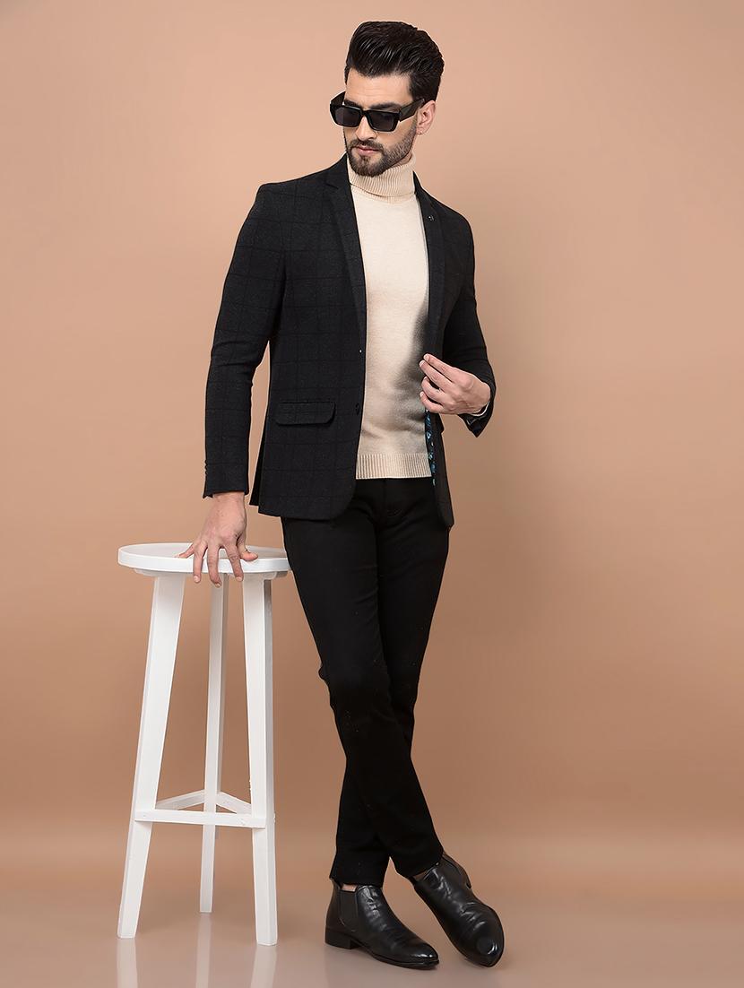 men single breasted formal blazer - 21716491 - Standard Image - 4