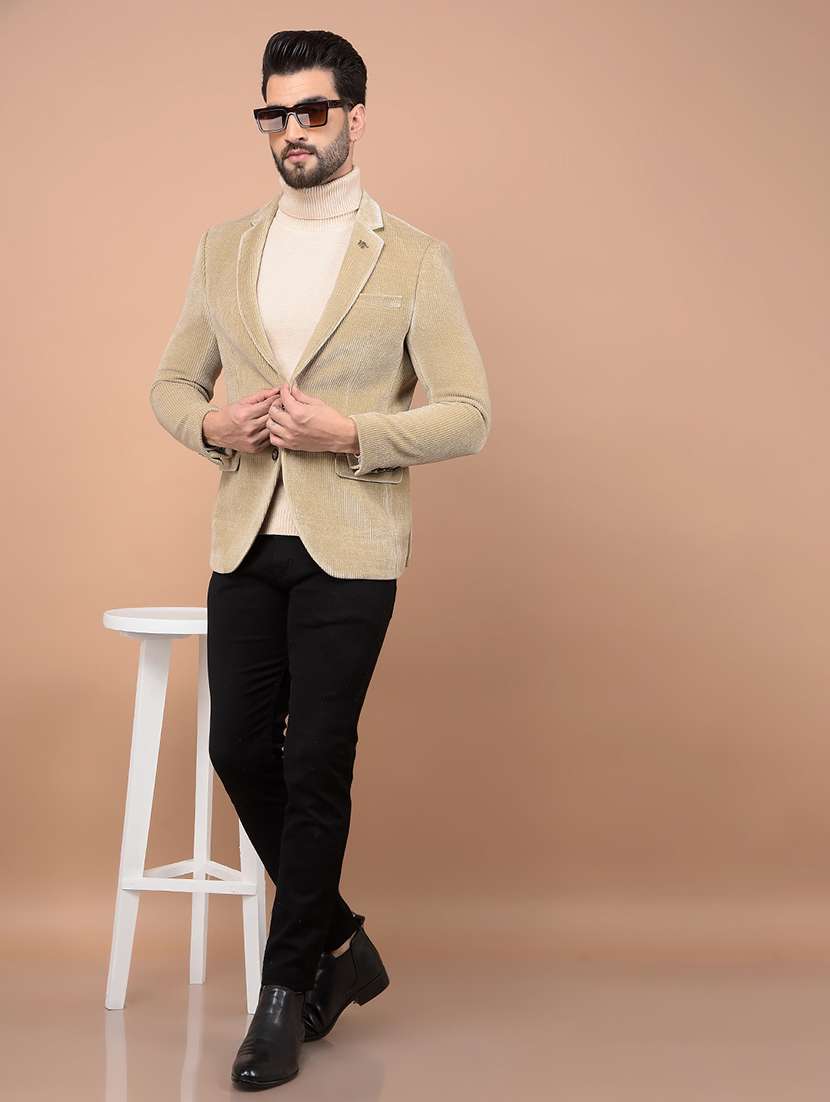 Men Single Breasted Formal Blazer - 21716497 -  Standard Image - 4