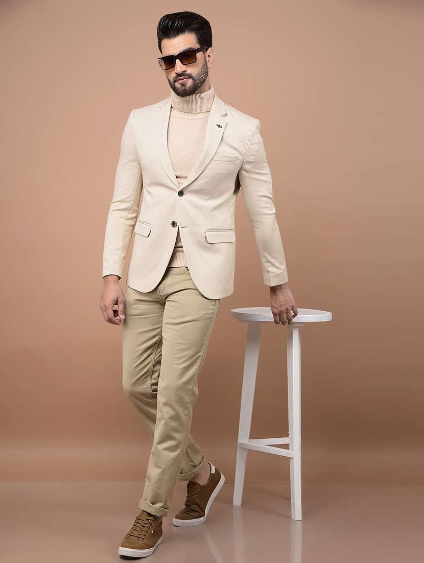 men single breasted formal blazer - 21716499 - Standard Image - 4
