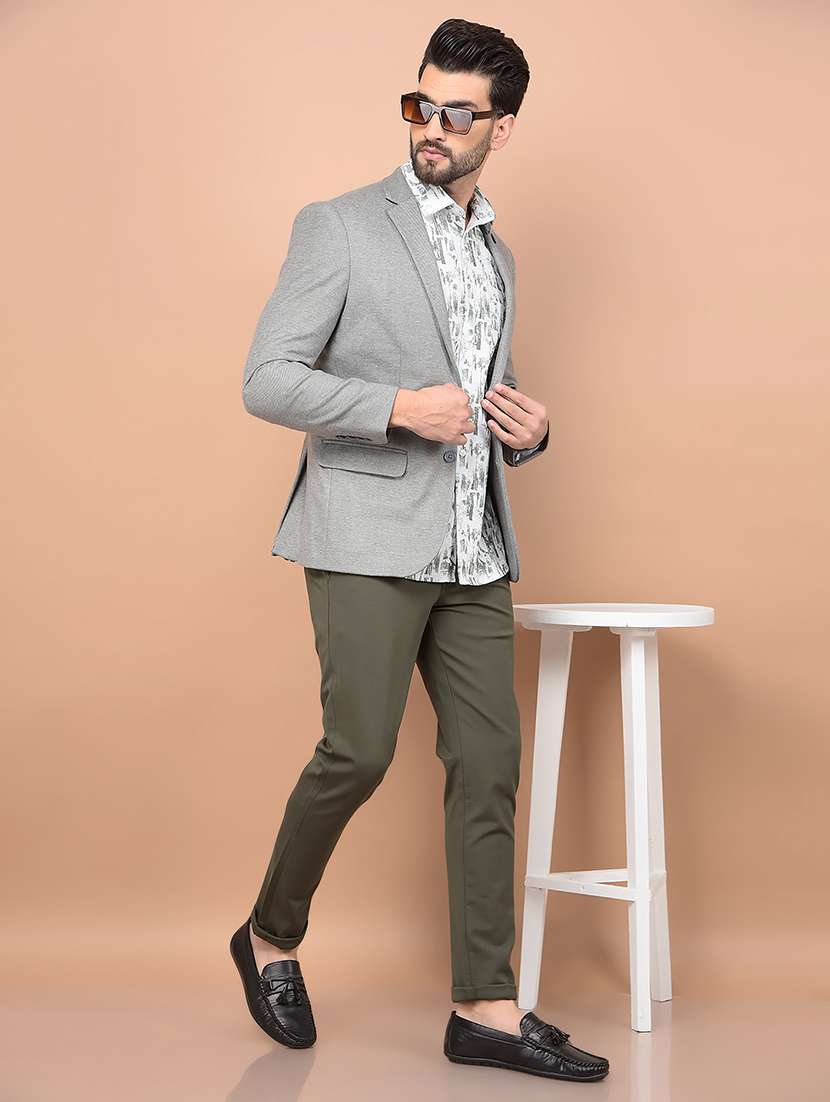 men single breasted formal blazer - 21716500 -  Standard Image - 4